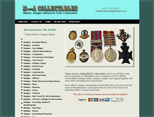 Tablet Screenshot of mandacollectables.com
